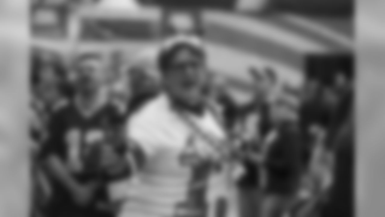 New Orleans Saints fans get ready for Monday Night Football in Week 15 against the Indianapolis Colts during our pregame party at Champions Square presented by Ticketmaster.