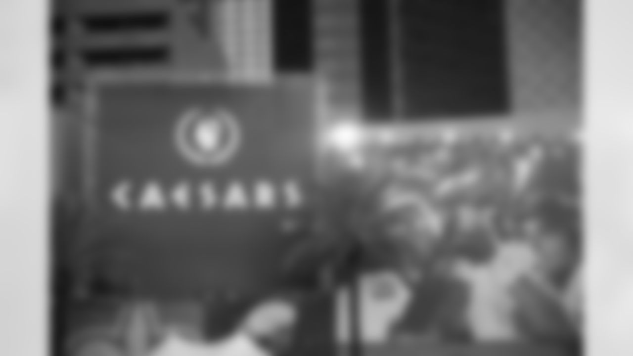 Get a look at the new signage at the Caesars Superdome ahead of the Saints' Week 8 game against the Buccaneers.