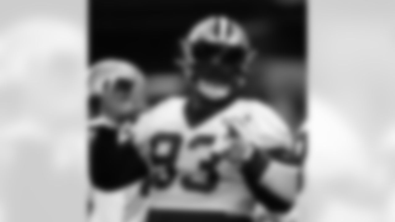 New Orleans Saints defensive tackle David Onyemata took the field for open practice during 2022 Saints Training Camp presented by Rouses Markets on Sunday, August 21 at the Caesars Superdome.