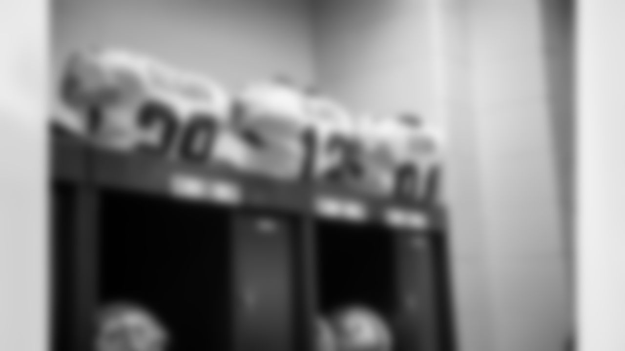 Head inside the New Orleans Saints locker room as jerseys, helmets, and more are set for 2022 Preseason Week 1 against Houston Texans.