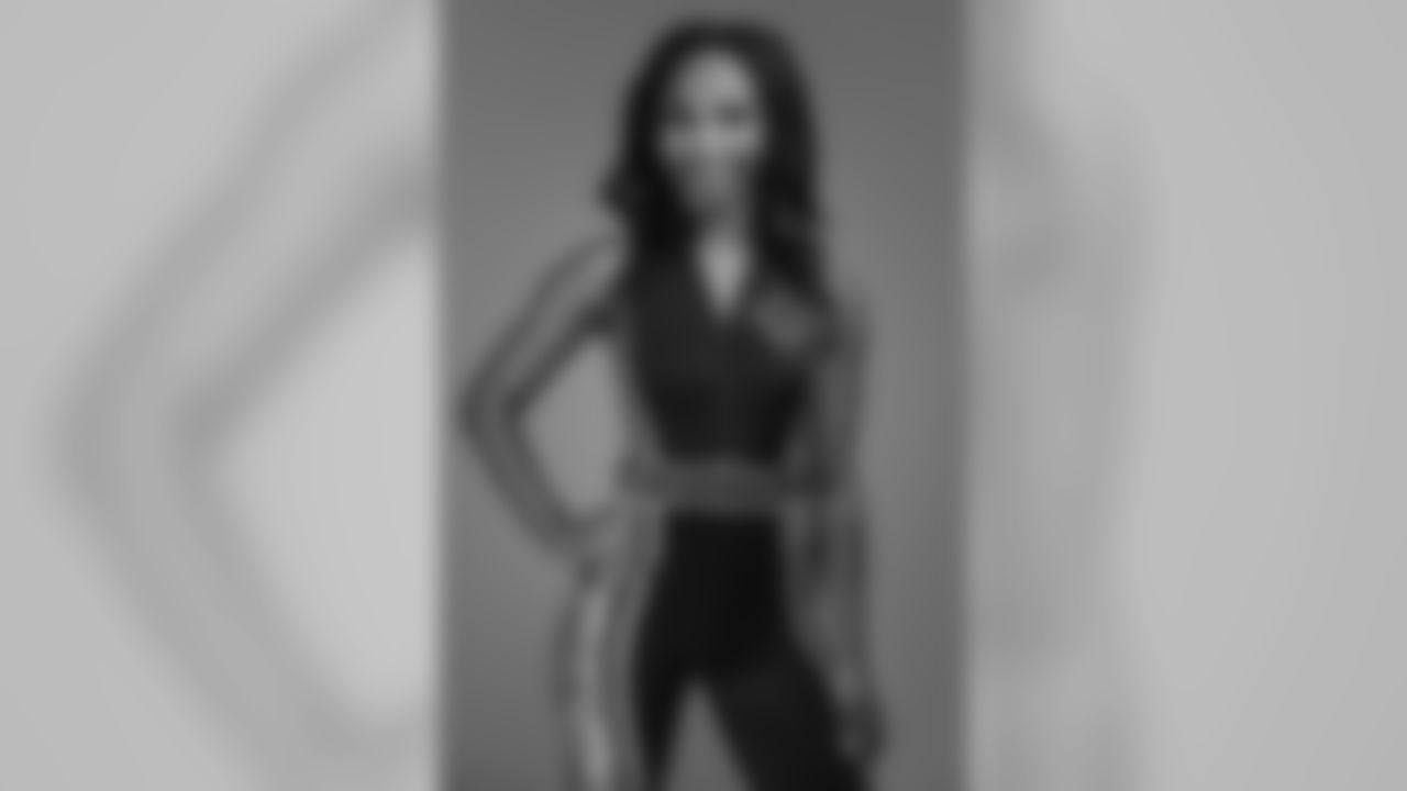 Check out photos of Saintsations member Deneé in action during 2019 Saints NFL season.