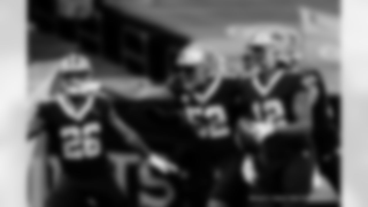 Game action photos from the New Orleans Saints vs. San Francisco 49ers matchup in Week 10 of the 2020 NFL season.