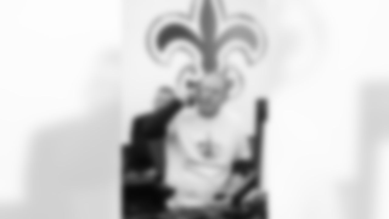 Behind-the-scenes photos from the Ochsner Sports Performance Center inside the New Orleans Saints' draft room ahead of their fourth through seventh round selections in the 2023 NFL Draft.