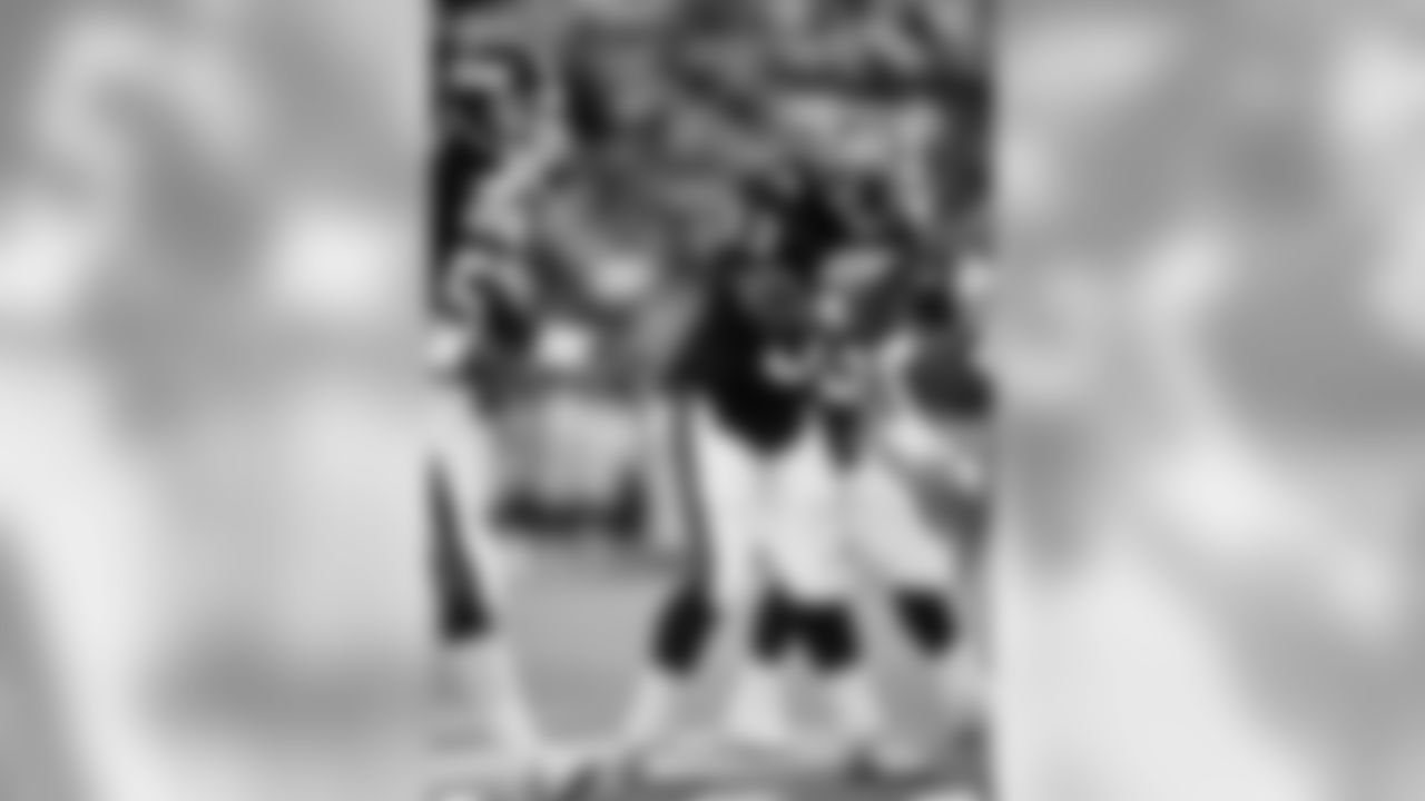 A member of the Saints famed Dome Patrol, linebacker Vaughan Johnson finished his career with 669 tackles, 12 sacks, four interceptions and five fumble recoveries along with four Pro Bowl appearances in eight seasons with the squad.