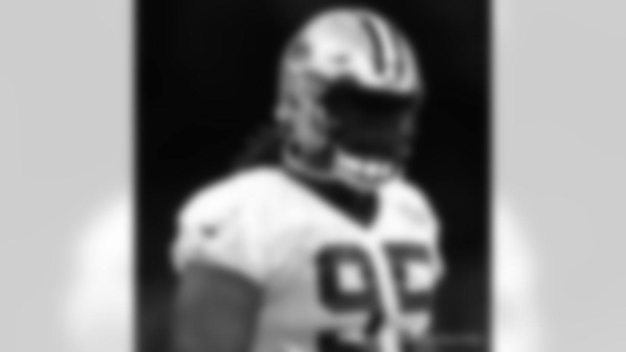 New Orleans Saints defensive tackle Albert Huggins took the field for open practice during 2022 Saints Training Camp presented by Rouses Markets on Sunday, August 21 at the Caesars Superdome.