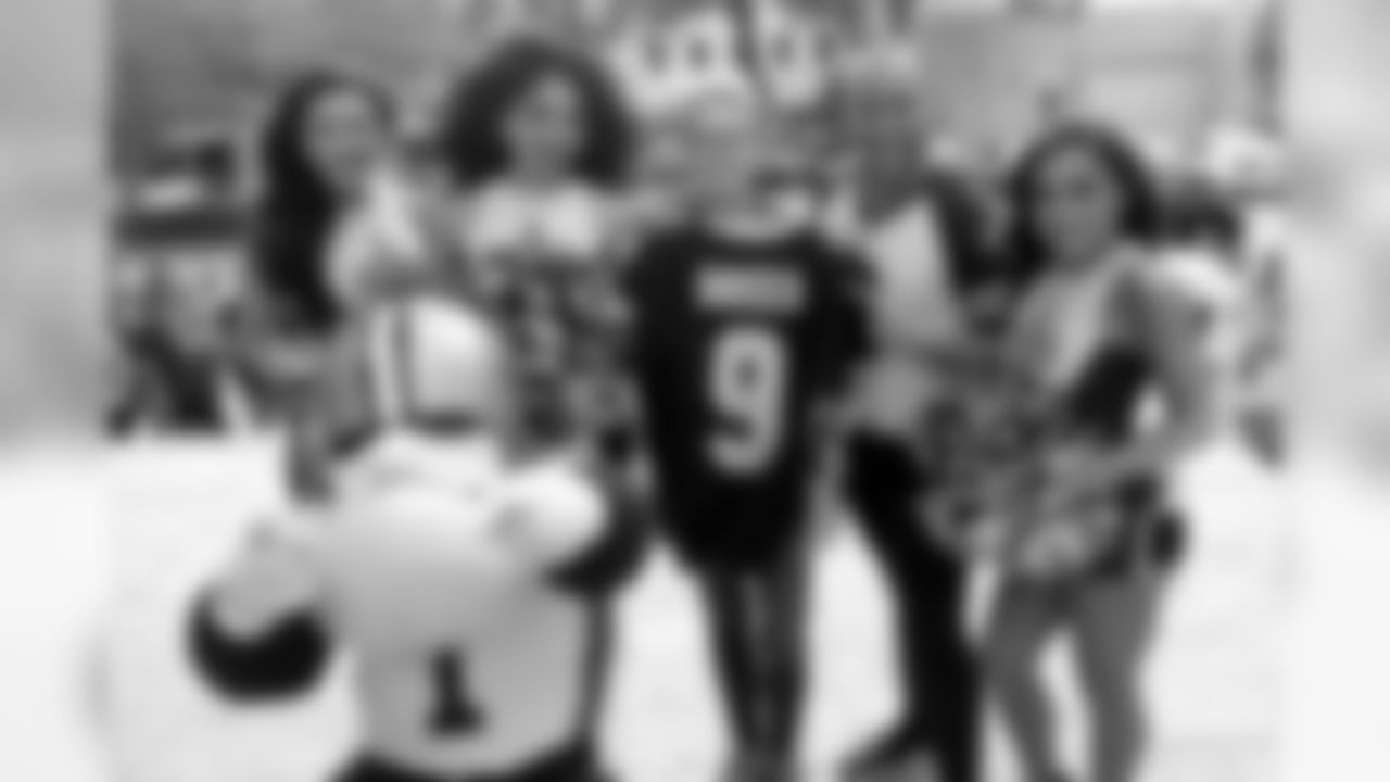 The Saints and Hancock Whitney hosted their Black & Gold Fan Fest on Monday in downtown New Orleans. Saints fans were able to win prizes, enjoy giveaways, visit with legend Garrett Hartley and get excited for Monday Night Football against the Indianapolis Colts.