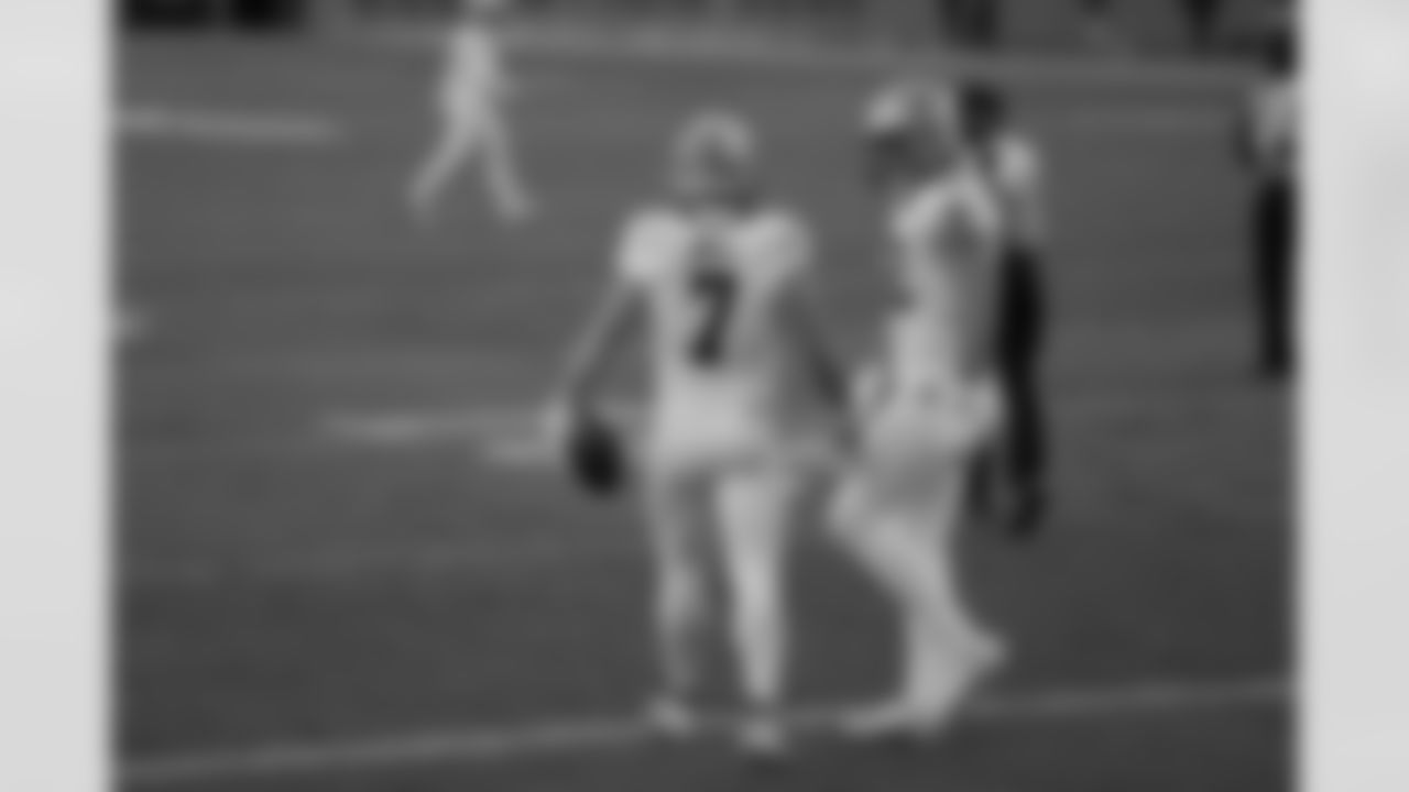 Game action photos from the New Orleans Saints vs. Denver Broncos matchup in Week 12 of the 2020 NFL season.