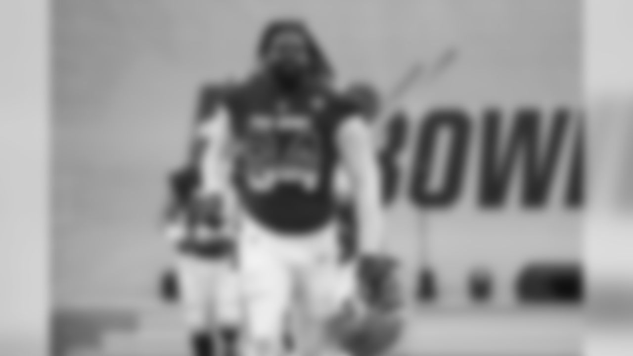 New Orleans Saints defensive end Cameron Jordan (94) runs onto the field prior to the 2019 Pro Bowl, Sunday, Jan. 27, 2019 in Orlando, Fla. (Logan Bowles/NFL)(Ben Liebenberg/NFL)