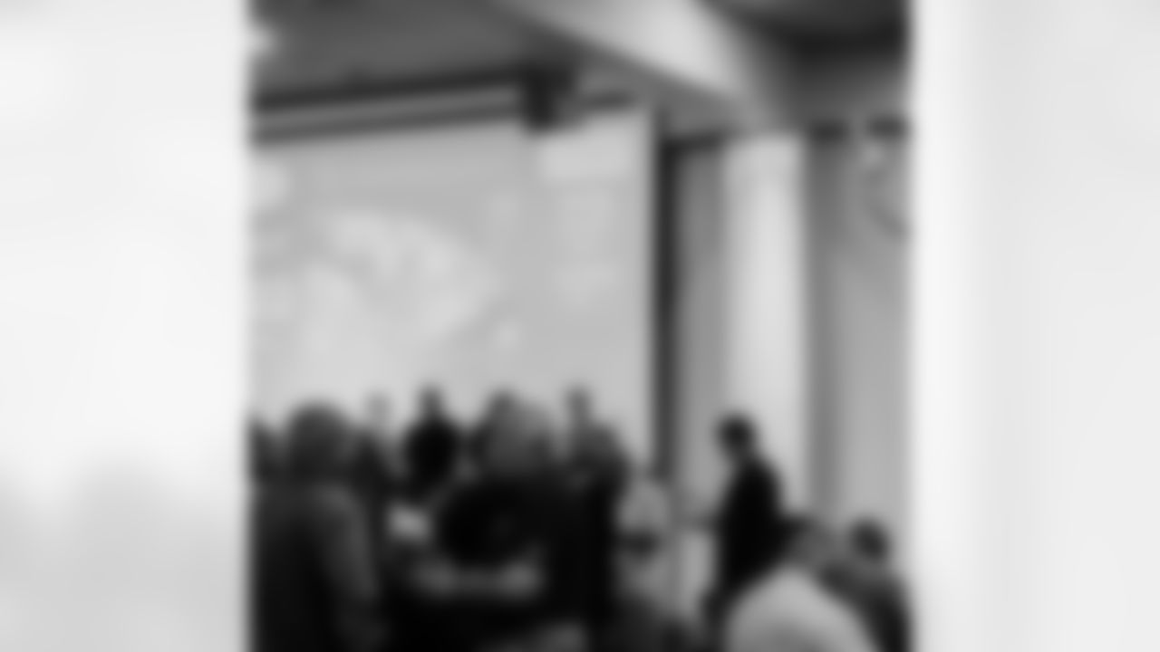 New Orleans Saints owner Gayle Benson joined a panel of guest speakers at the opening meeting of the Greater New Orleans Quarterback Club on Tuesday, Aug. 29.