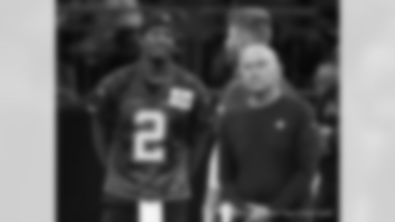 New Orleans Saints quarterback Andy Dalton took the field for open practice during 2022 Saints Training Camp presented by Rouses Markets on Sunday, August 21 at the Caesars Superdome.
