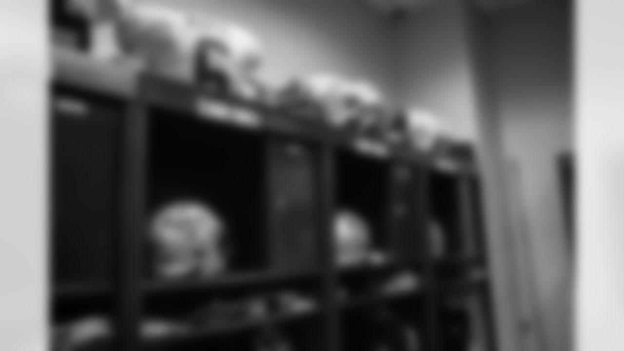 Head inside the New Orleans Saints locker room as jerseys, helmets, and more are set for 2022 Preseason Week 1 against Houston Texans.