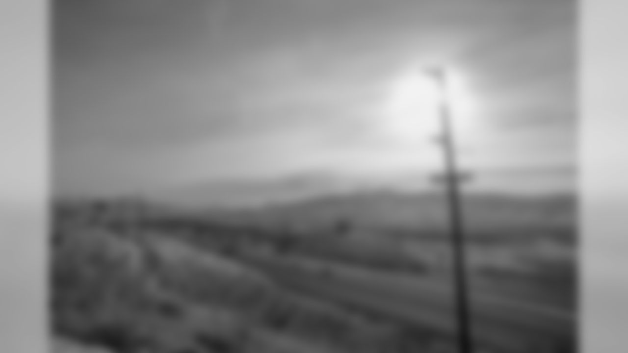 A vantage point of Kinport Peak and the "Welcome to Pocatello" tower from across Interstate 15.