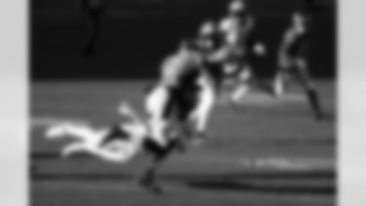 Game action photos from the New Orleans Saints vs. Denver Broncos matchup in Week 12 of the 2020 NFL season.