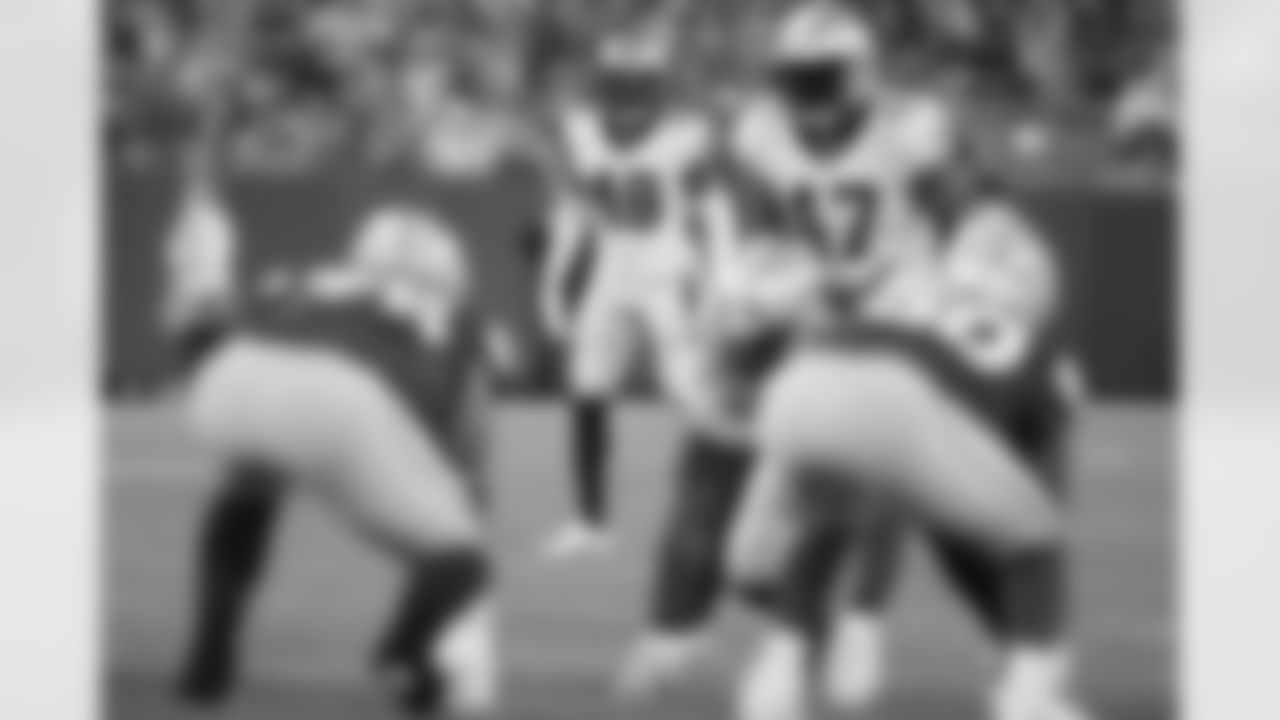 New Orleans Saints defensive back J.T. Gray (48) and Jon Bostic (47) in action during their 2022 Preseason Week 2 game against the Green Bay Packers.