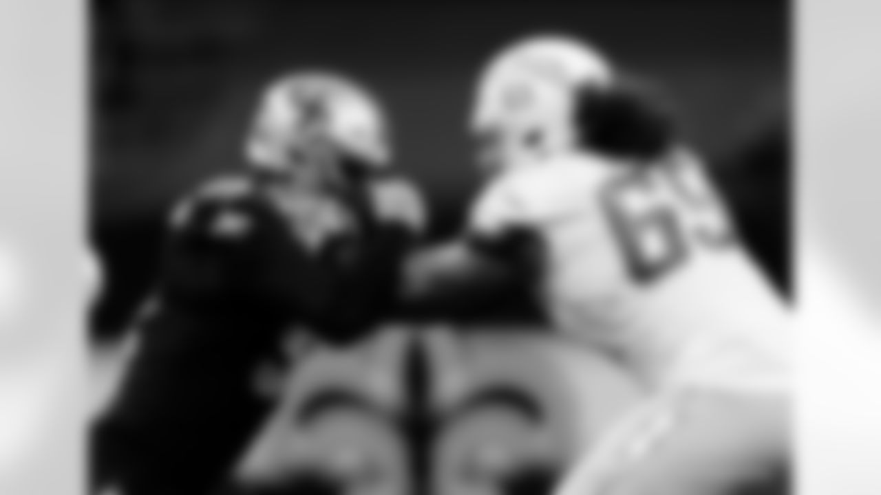 Game action photos from the New Orleans Saints vs. Los Angeles Chargers matchup in Week 5 of the 2020 NFL season.