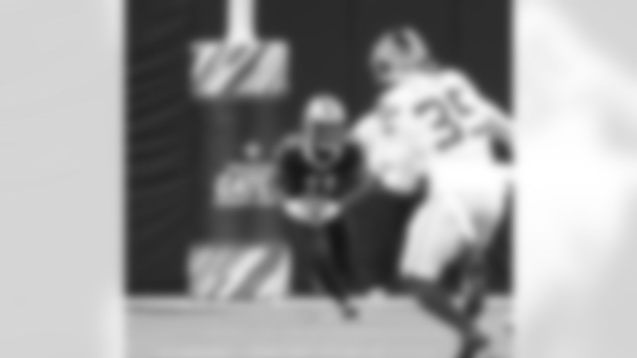 New Orleans Saints wide receiver Deonte Harty in action during their 2022 Week 5 game against the Seattle Seahawks.