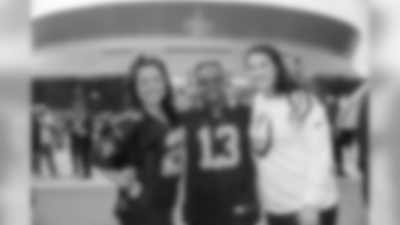 New Orleans Saints fans get ready for Monday Night Football in Week 15 against the Indianapolis Colts during our pregame party at Champions Square presented by Ticketmaster.