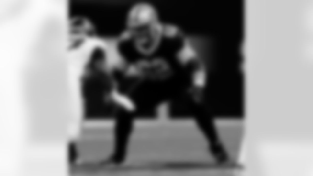 Check out photos of New Orleans Saints offensive guards Andrus Peat, Nick Easton, and Cesar Ruiz in action during the 2020 NFL season.