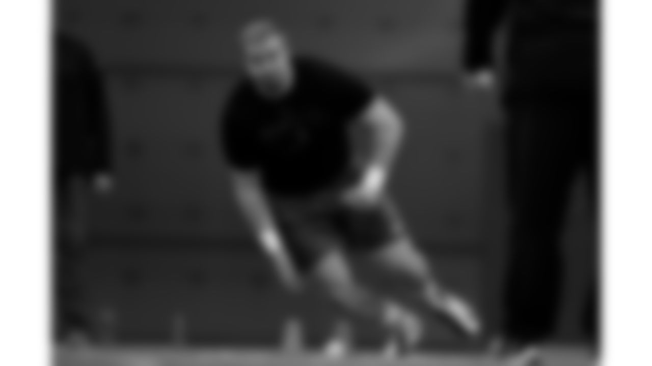 Check out photos of New Orleans Saints 2022 NFL Draft first round draft selection Trevor Penning, offensive lineman out of the University of Northern Iowa who was selected with the 19th pick.