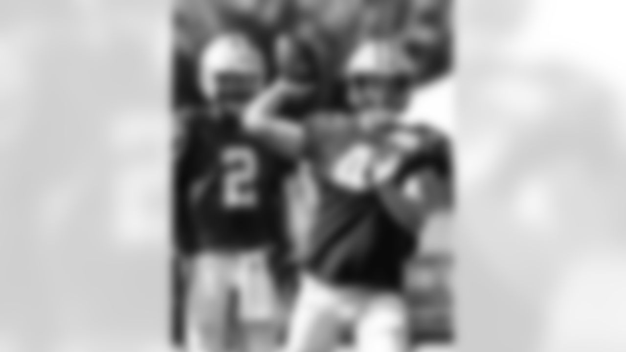The New Orleans Saints took the field for workouts during 2023 Training Camp presented by Rouses Markets on Tuesday, August 1 with quarterbacks Derek Carr (4) and Jameis Winston (2) in attendance.