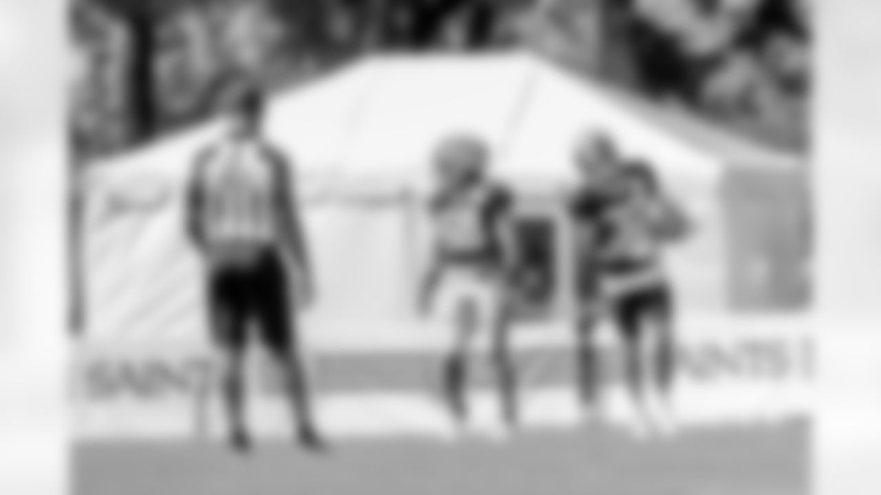 New Orleans Saints linebacker Eric Wilson and safety Tyrann Mathieu took the field for practice during 2022 Training Camp presented by Rouses Markets on Wednesday, August 10.