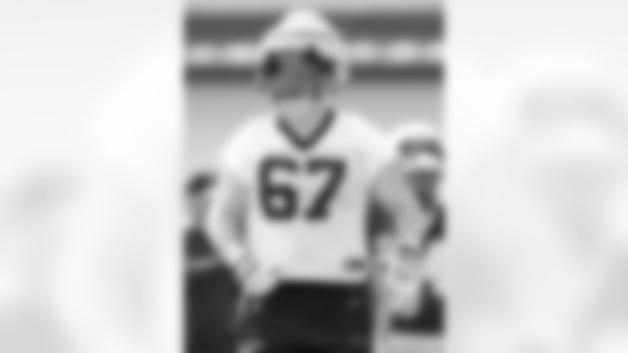 New Orleans Saints offensive lineman Landon Young took the field for practice during 2022 Training Camp presented by Rouses Markets on Wednesday, July 27.
