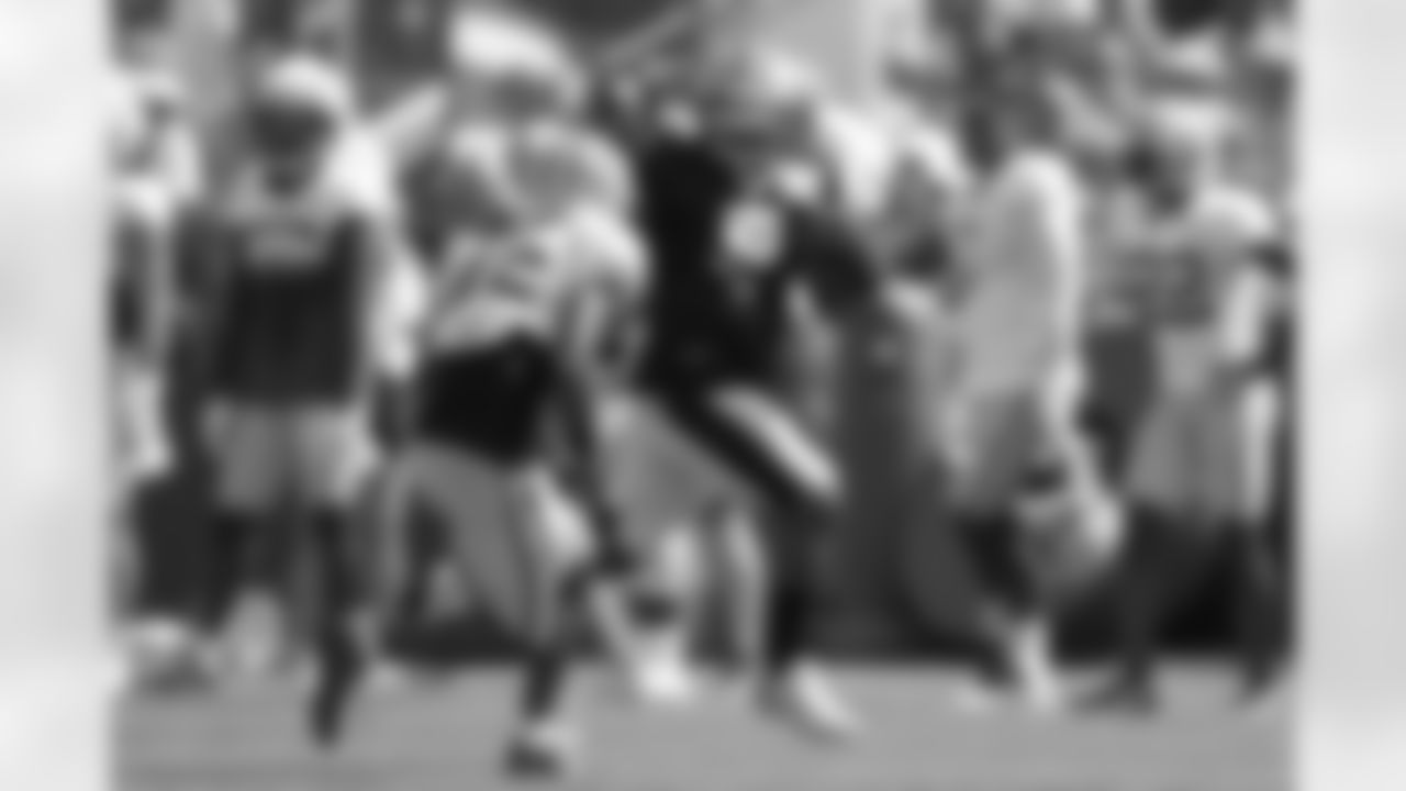 New Orleans Saints took the field for practice during 2022 Saints Training Camp presented by Rouses Markets on Tuesday, August 16 against the Green Bay Packers at Ray Nitschke Field in Ashwaubenon, Wisconsin ahead of their game in week 2 of the 2022 NFL Preseason.