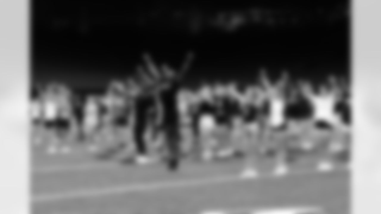Our 2022 Saints Jr. Cheer Krewe participated in Day 2 of practice at the Caesars Superdome in preparation for their preseason halftime performance on August 26.