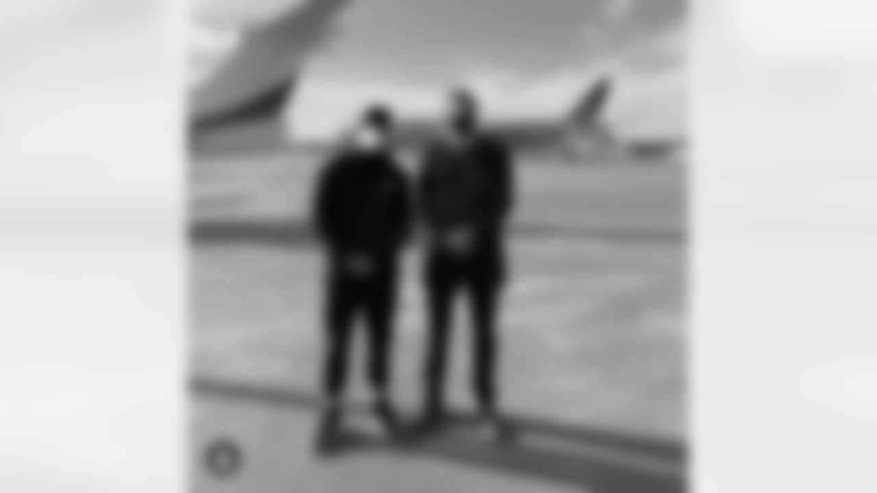 Thomas Morstead: Off to Philadelphia with a plane full of brothers!