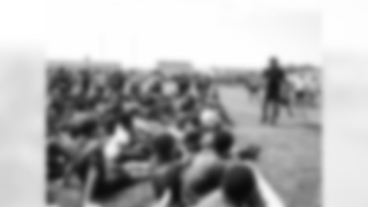 New Orleans Saints quarterback Jameis Winston hosted his annual youth football camp and panel discussion at Hueytown High School in Alabama on Saturday, June 17, 2023.