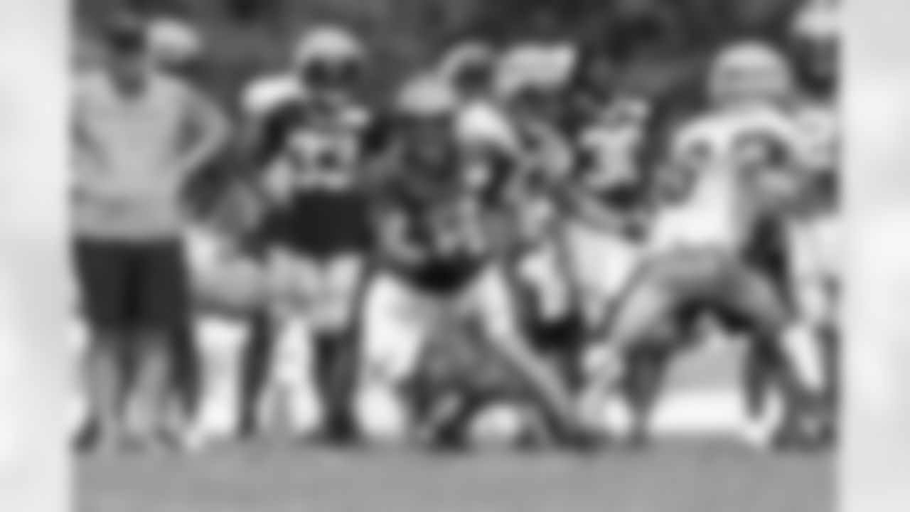 Full coverage of the New Orleans Saints workouts during 2023 Training Camp presented by Rouses Markets on Monday, July 31 with quarterback Jake Haener (14) in attendance.