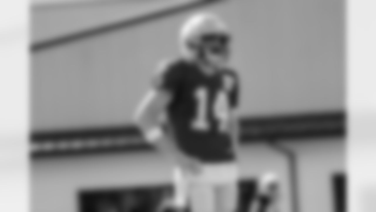New Orleans Saints quarterback Andy Dalton took the field for practice during 2022 Training Camp presented by Rouses Markets on Wednesday, August 10.