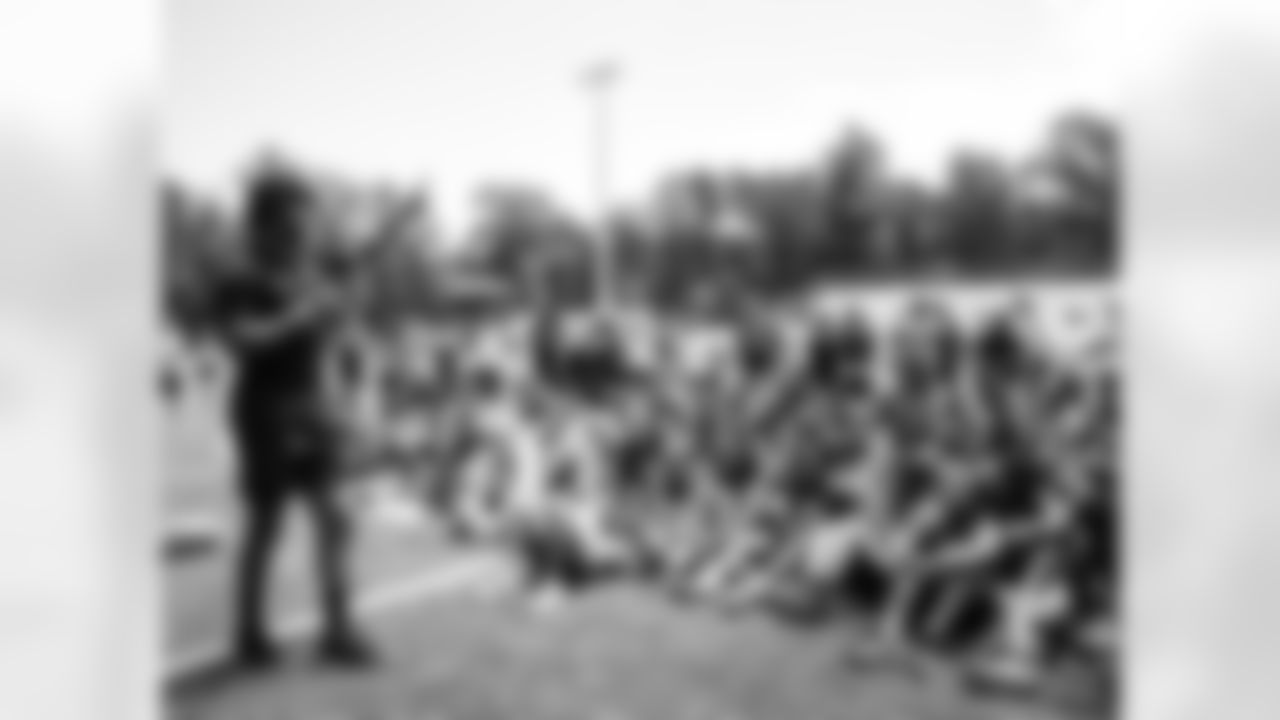 New Orleans Saints quarterback Jameis Winston hosted his annual youth football camp and panel discussion at Hueytown High School in Alabama on Saturday, June 17, 2023.