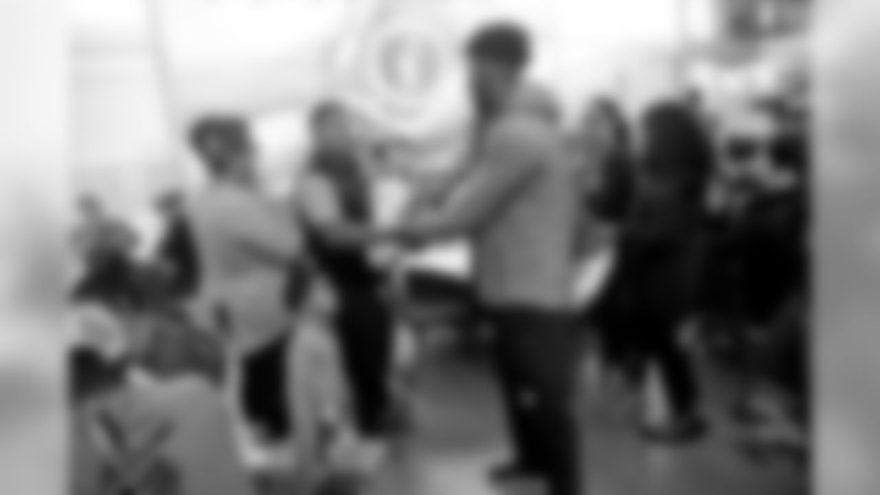 New Orleans Saints wideout Michael Thomas visited pediatric patients at Ochsner Hospital for Children on Monday, Dec.23, one day after setting the single-season receptions record. Harrah's of New Orleans provided the gifts.