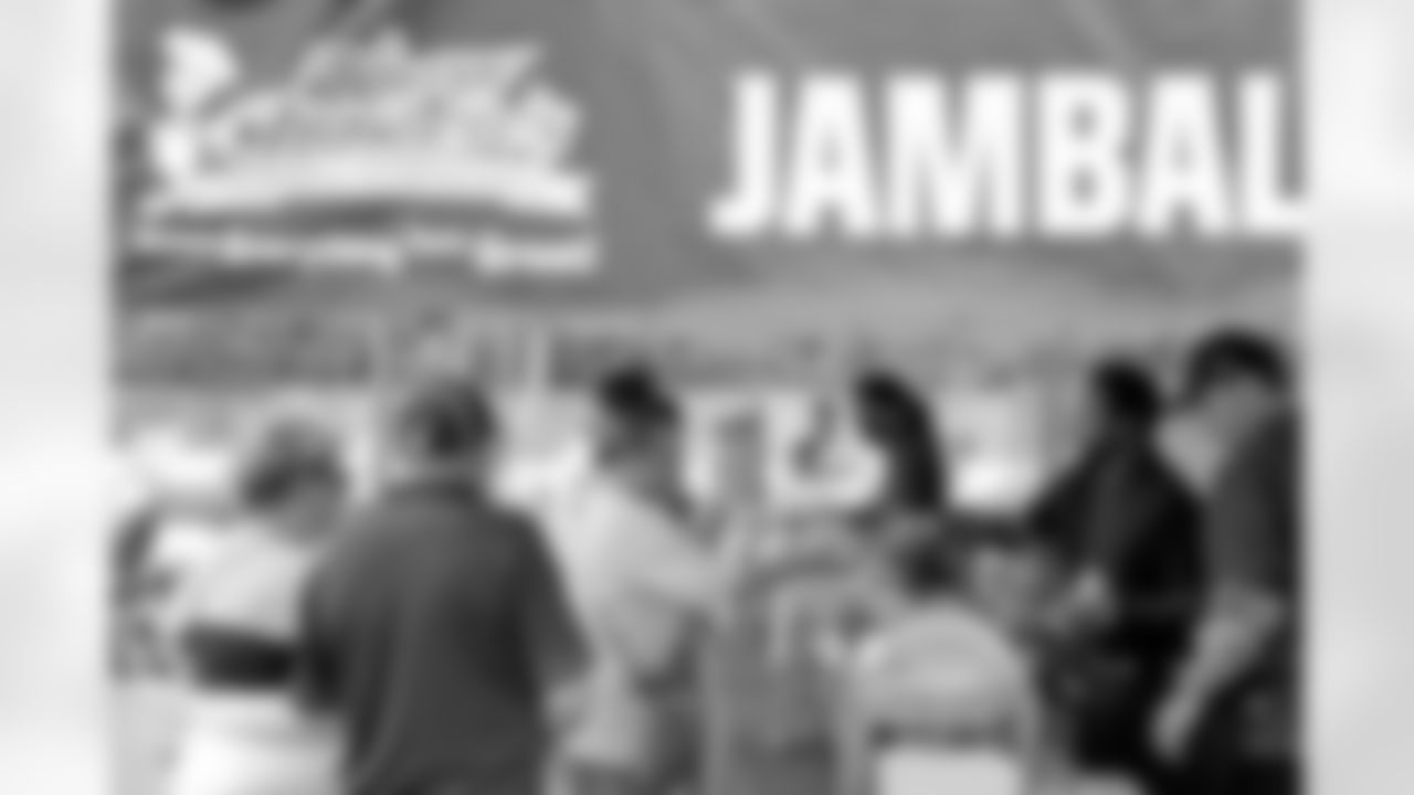 New Orleans Saints fans attended the team's annual Draft Crawfish Cookout at the Ochsner Sports Performance Center on Saturday, April 29 on Day 3 of the 2023 NFL Draft.