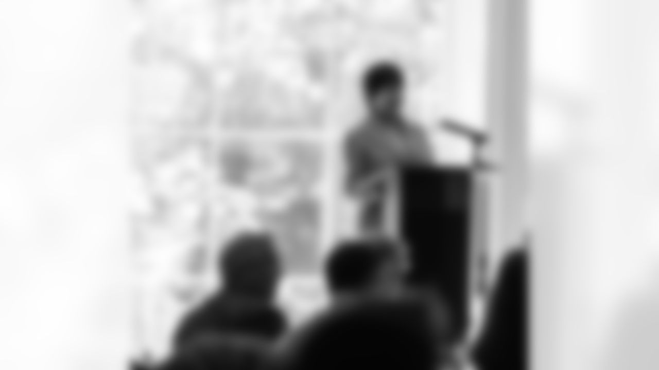 New Orleans Saints owner and chief executive officer Gayle Benson spoke at the WYES luncheon at Greystone in Mandeville on Monday, Oct. 24, 2023. Following her speech, she participated in a brief Q&A with those in attendance.