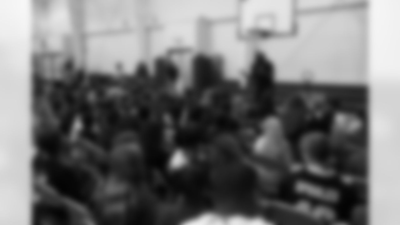 Photos: Cam Jordan visits Joseph Davies Elementary School | Random Acts ...