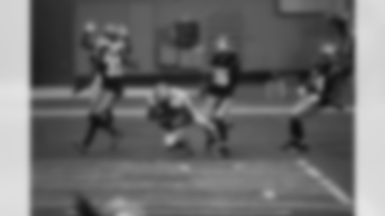 Game action photos from the New Orleans Saints at Carolina Panthers matchup on Jan. 3 in Week 17 of the 2020 NFL season.