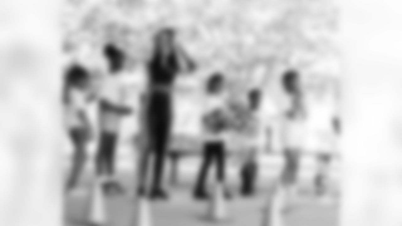 On Thursday, June 29, 2023, McDonald's unveiled a beautiful mural at Evans Park with artists Tyrik and Rontherin from YAYA Arts Center presented by Hancock Whitney. Following the unveiling, the Saints hosted a Play Football Experience for the NORDC Summer Camp.