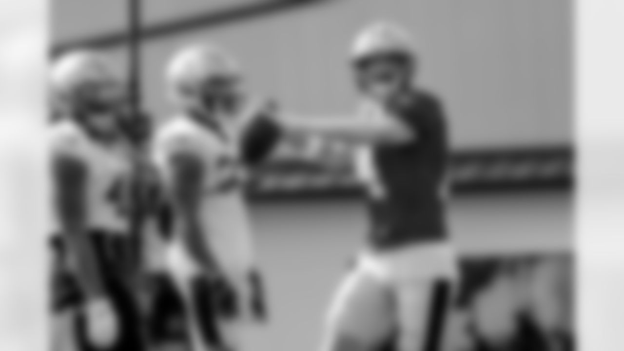 New Orleans Saints quarterback Andy Dalton took the field for practice during 2022 Training Camp presented by Rouses Markets on Wednesday, August 10.