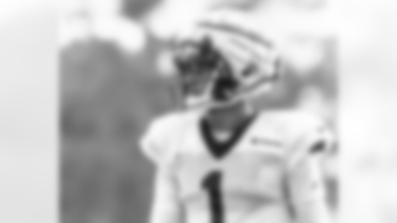 The New Orleans Saints took the field for workouts during 2023 Training Camp presented by Rouses Markets on Tuesday, August 1 with cornerback Alontae Taylor (1) in attendance.