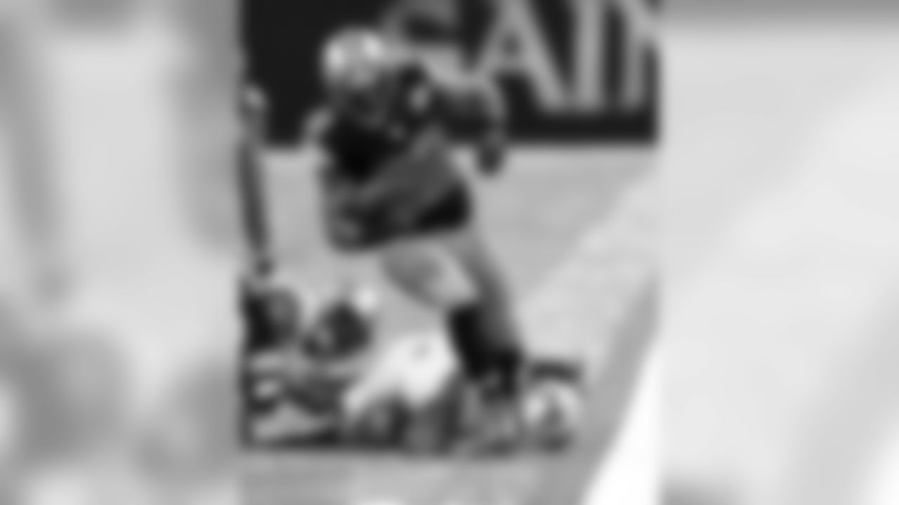 In his rookie season, Ingram tied Pierre Thomas for the most rushing touchdowns on the season with five.
