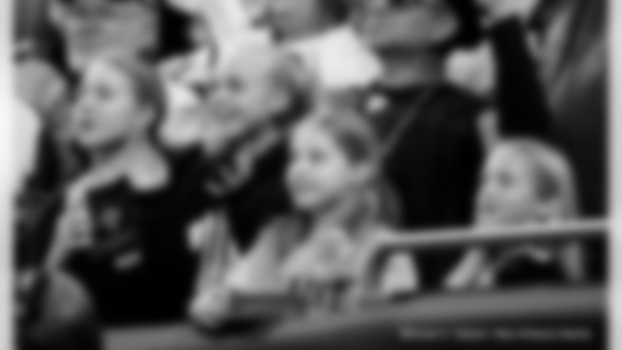 New Orleans Saints fans cheer on the team during their Week 12 game against the Caroline Panthers at the Mercedes-Benz Superdome.
