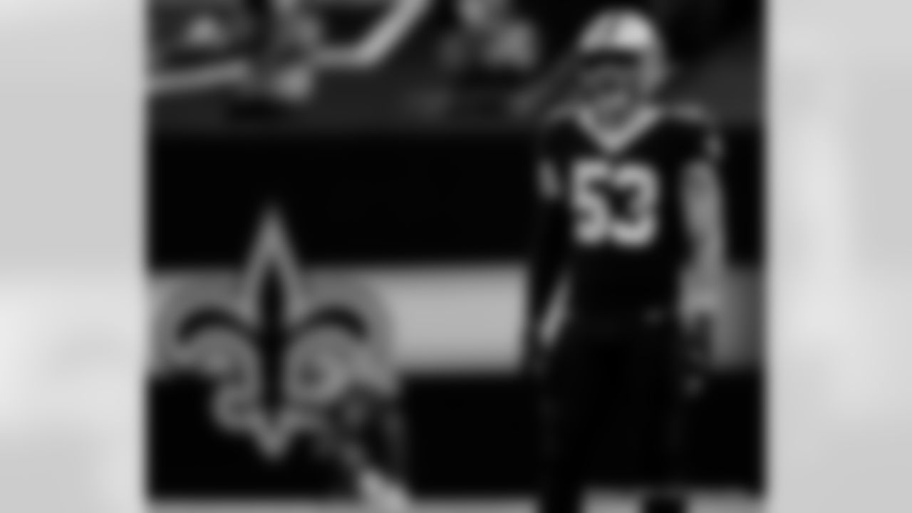 Game action photos from the New Orleans Saints vs. Atlanta Falcons matchup in Week 11 of the 2020 NFL season.
