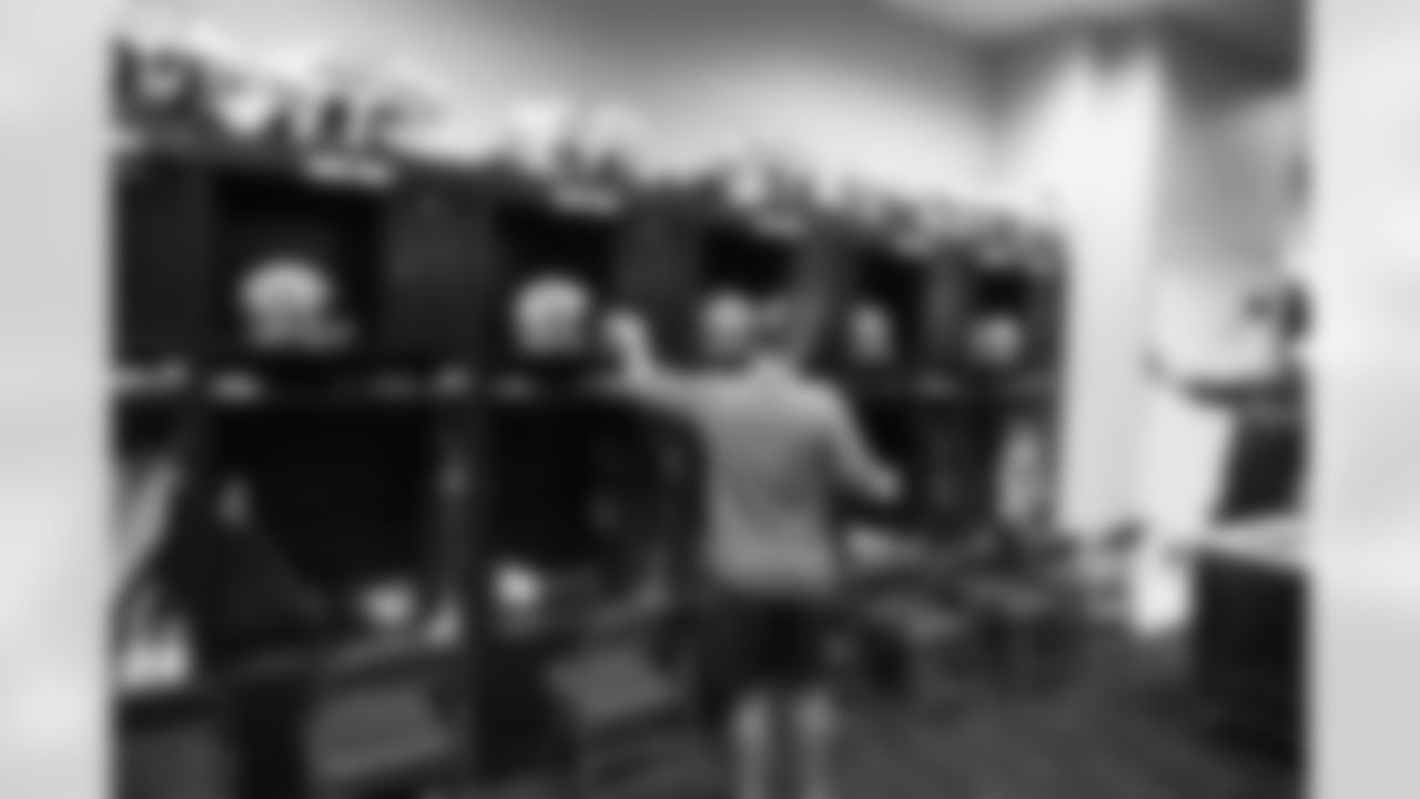 Head inside the New Orleans Saints locker room as jerseys, helmets, and more are set for 2022 Preseason Week 1 against Houston Texans.