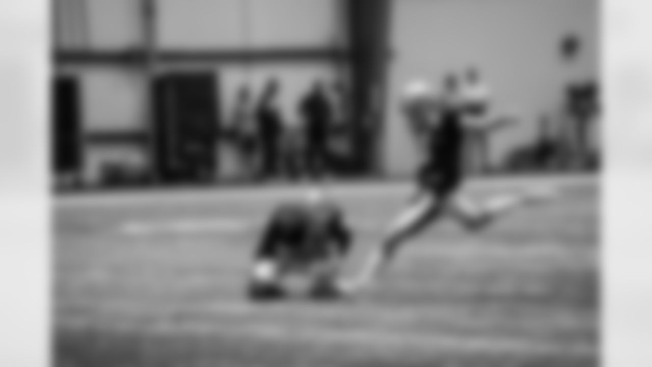 New Orleans Saints punter Blake Gillikin and kicker Wil Lutz practiced indoors on day 6 during 2022 Saints Training Camp presented by Rouses Markets on Tuesday, August 2.