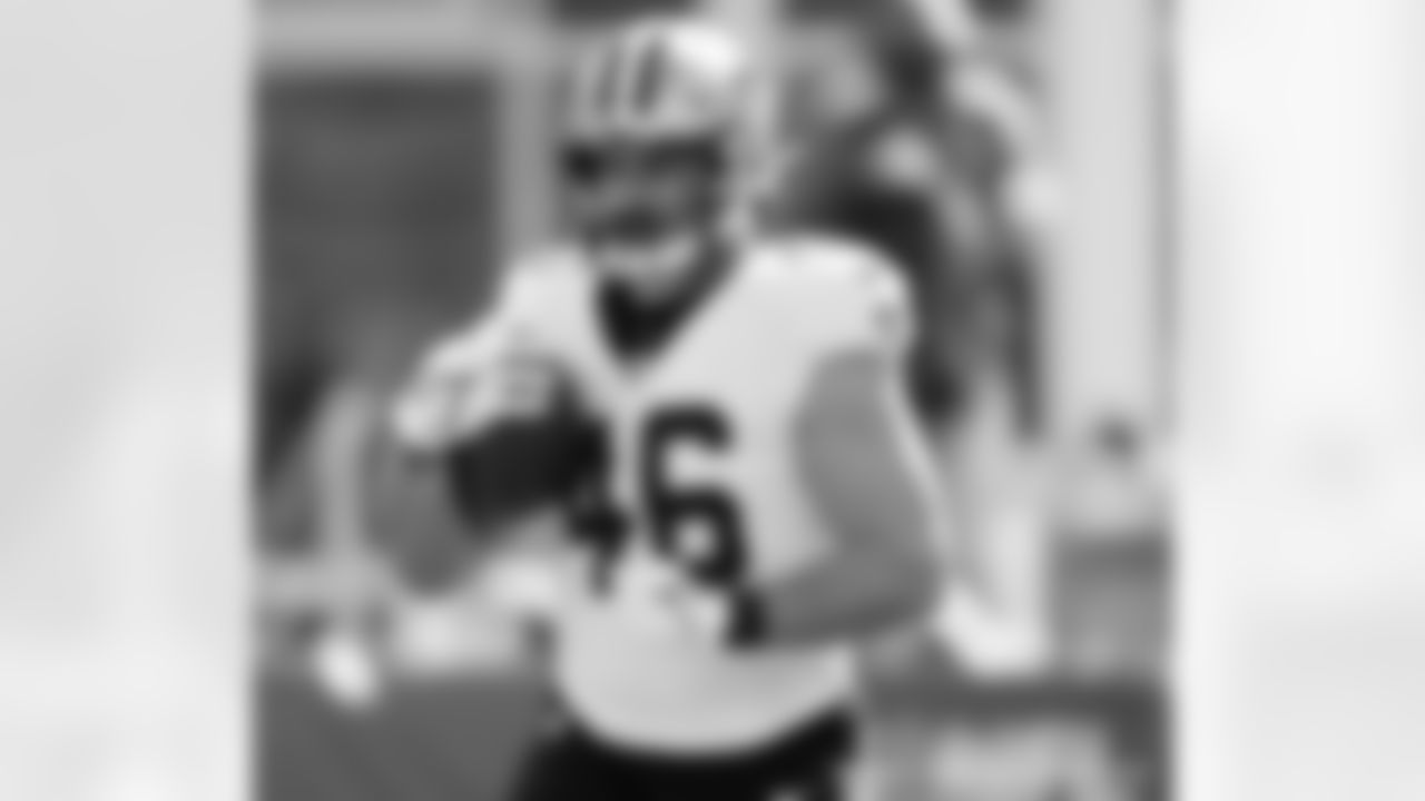 Check out the pregame warm-ups from the New Orleans Saints game against the New England Patriots in Week 5 of the 2023 NFL season.