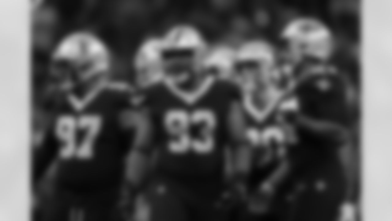 Check out photos of New Orleans Saints defensive lineman David Onyemata in action throughout the 2022 season.