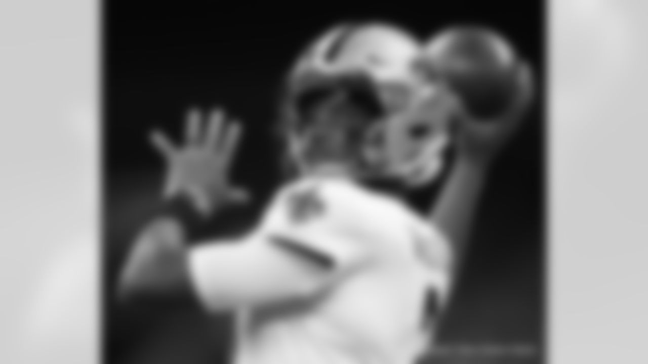 The New Orleans Saints prepare to host the Jacksonville Jaguars during pregame warmups ahead of Preseason Week 2 at the Caesars Superdome on August 23, 2021.