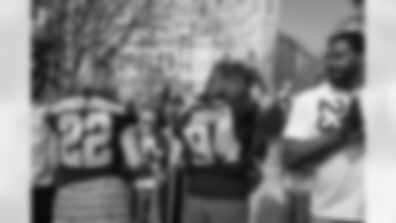 On Thursday, March 10, New Orleans Saints defensive end Cam Jordan and defensive back C.J. Gardner-Johnson surprised Today Show hosts Hoda Kotb and Jenna Bush Hager with team jerseys and helmets and competed in football games during their taping at Jackson Square.